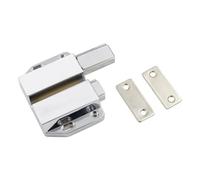 Pestillo magnético de empuje de 2 x 3 pulgadas, de aleación de zinc, resistente a la corrosión, de doble cabezal, para puertas de armario, cocina, armarios, cajones y guardarropas. Herrajes para gabi