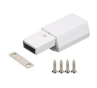 Pestillo magnético de puerta para abrir armarios y cajones, bloqueo seguro con fuerte fuerza magnética (blanco)