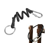 Pestillo Para Portón De Pasto Para Caballos | Bloqueo Puerta Ganado | Clip de cuerda para puerta de ganado | Ganaderos Criadores Jinetes Ecuestres Pastos Paddocks Centro Ecuestre Rancho Granja Guadarn
