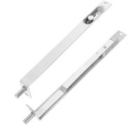 Pestillo para puerta doble de 25 cm, cerradura de puerta de acero inoxidable, deslizador oculto para puertas dobles, cerradura de seguridad resistente, inoxidable