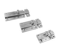 Pestillo Puerta 1PCS Stainless Steel Double-ended Door Bolts Sliding Lock Barrel Bolt Latch Safety Hardware(9.5cm)