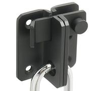 Pestillo Puerta Corredera, SAYAYO Cerrojo Puerta Interior Negro Apertura Derecha Acero Inoxidable Cerraduras para Puertas, Habitaciones, Jardines, Armarios, EMS3006R-B-FR