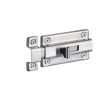 Pestillo Puerta Stainless Steel Double-Ended Door Bolts Sliding Lock Barrel Bolt Latch Safety Hardware Two-Way(4 inch)