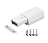 Pestillo resistente a presión para abrir, cierre magnético para gabinete con fuerza de sujeción de 25 libras para armarios de cocina, cajones, puertas, sistema de cierre de puerta invisible, fácil