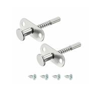 Pestillos de émbolo acero inoxidable con resorte, cabezal 6mm, longitud Total 60mm, varilla ajuste elevación puerta, Hardware pestillo, 2 uds