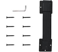 Pestillos de puerta de acero al carbono de 6 mm de grosor, universales, aptos para vallas de madera, puertas corredizas de garaje, cerrojos de seguridad reforzados de acero al carbono