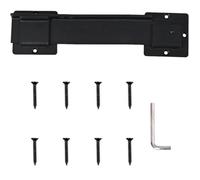 Pestillos de puerta de acero al carbono de 6 mm de grosor, universales, aptos para vallas de madera, puertas corredizas de garaje, cerrojos de seguridad reforzados de acero al carbono