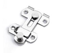 Pestillos para puertas, Cerradura De Puerta De Acero Inoxidable, Cierre De Perno Deslizante, 180 Grados for Gabinete Multicolor(S Silver)