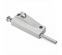 Pestillos para puertas, Cierre De Perno Rasante Deslizante De Aleación De Zinc for Puertas Dobles De Madera Compuestas Multicoloras(Silver)