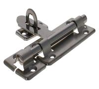 Pestillos para puertas, Pestillo De Cerradura De Puerta Y Puerta De Acero Inoxidable, Perno Deslizante, Plateado, 76mm-122mm(76mm Length,1 UK)