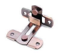 Pestillos para puertas, Pestillo De Puerta Con Perno Corredizo for Puertas De Gabinete De Windows, Acero Inoxidable, Multicolor, 1 Paquete(Red Patina)