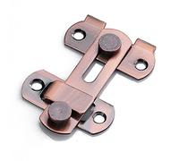 Pestillos para puertas, Pestillo De Puerta Con Perno Deslizante De Acero Inoxidable for Gabinetes Con Herrajes Multicolor, 1 Paquete(Red Patina)