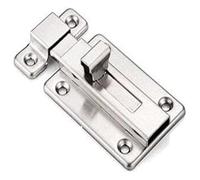 Pestillos para puertas, Pestillo De Puerta Con Resorte De Acero Inoxidable, Perno Deslizante, Plateado, 2-4 Pulgadas(A,3 inch)