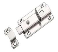 Pestillos para puertas, Pestillo De Puerta Con Resorte De Acero Inoxidable, Perno Deslizante, Plateado, 2-4 Pulgadas(B,3 inch)