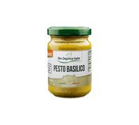 Pesto basilico verde de albahaca vegano Bio 140g Organica Italia