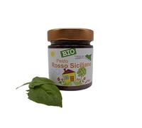 Pesto Rojo Siciliano para Condimento para Pasta o Bruschetta, Producto para Calentar Listo para Usar, Producto Típico Siciliano 90g Tesori Di Sicilia