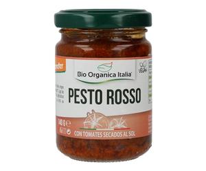 Pesto Rosso Vegano de Tomates Secos DEMETER Bio Organica Italia 140 gr