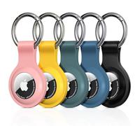 PESTON Llavero AirTag, Funda para Apple AirTag 1ª y 2ª Gen, Pack de 5