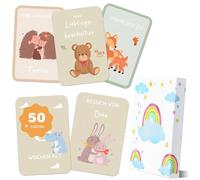 Pesutei 50 hitos para bebé, tarjetas de hitos y mensuales, tarjetas mensuales para bebé, 1 - 12 meses para el primer año, tarjetas de bebé Milestone para baby shower, regalos de bebé