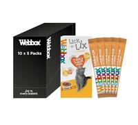 PET-774327 Webbox Lick-e-LIX Chicken & Zinc (5PK) de 10 paquetes
