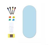 PET Adhesivo de pared magnético 39.9x100.1 cm para dibujo (azul)