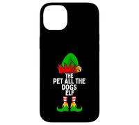 Pet All The Dogs Elf Matching Family Christmas Carcasa para iPhone 14 Plus