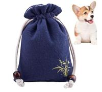 Pet Ash Pouch | Memorial Storage Pouches Lightweight Drawstring Design Dog | Secure Ashes Safely Memorial Storage Bag Pet Ash Pouch Cat Pet Ashes Pouch For Large Dog, Puppy, Medium Cat, Loved Person