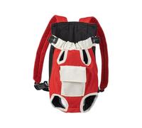Pet Backpack Carrier, Cat Legs Out Adjustable Travel Bag, Portable Puppy Accessories for Small Medium Dogs, Adecuado Pet Supplies for Hiking, Riding and Outdoor Adventures