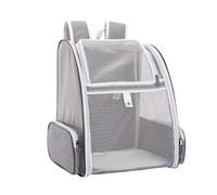 Pet Backpack Carrier, Mesh Dog Carrier Backpack,16.54x14.96x12.6 Inches Breathable Ventilated Design Outing, Portable Puppy Carrying Bag for Travel and Outdoor Adventures