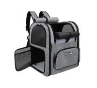 Pet Backpack， Mochila Doble for Mascotas, Resistente, Transpirable, Plegable, Apta for Mascotas de hasta 9 kg (20 lbs). Ideal for Viajes.,For Pets(V7 V8)