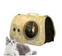 Pet Bag Carrier, Bubble Backpack, Shoulder Carrier, Ventilated Mesh, Comfortable Fit, Secure Zipper, Lightweight Design, Easy Carry, Perfect for Travel, Hiking, Outdoor Use, (PU)