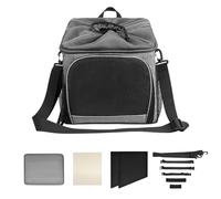 Pet Bag, Portable Padded Build, Breathable Dog Bike, Attachment Feature with Bike Basket, Reliable Lightweight Cycling Tool, Modern Camping Gear with Secure Design, Grocery Travel for Beach