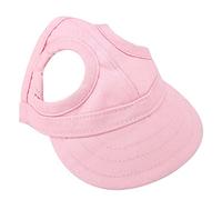 Pet Baseball Cap for Dogs & Cats | Adjustable Sun Hat for Outdoor Travel/Summer Play/Sports | Lightweight Breathable Stripe Design (S)