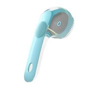 Pet Bath Brush, Shower Massage Comb, Gentle Grooming Scrubber, Non-Slip Handle Tool, Ideal for Short Hair, Long Coat, Puppy Cleaning, Dog Washing, Home Spa, Daily Care Routine