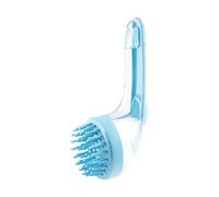 Pet Bath Brush, Washing Scrubber, Soft Bristles PP Material Silicone Build Compact Lightweight Comfortable, Cleaning Brush for Dogs Cats Home Bathroom, 7.09x2.76x2.95Inches, Blue, Yellow, Green, Pink