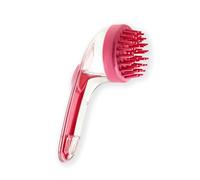 Pet Bath Brush with Soap Dispenser, 2025 New 2-in-1 Dog Bath Brush for Long & Short Haired Dogs and Cats (Red B)