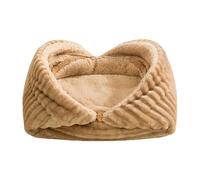 Pet Bed for Winter - Semi-Enclosed Stuffed Cold Weather - Cat House Winter Puppy Sleeping Mat,for Living Room Bedroom Garage Playing Resting Napping Puppy Kitten