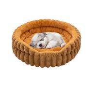 Pet Beds for Cats - Plush Fabric 40x40x15cm | Round Washable Cat Nest Dog Bed | Almohadilla cálida para Kitten Small Medium Breeds Apartment Living Room Bedroom Indoor Outdoor