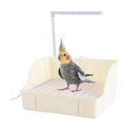Pet Bird Bath for Cage - Parrot Electric Circulation Bathtub, Electric Shower Bathtub for Parrot | Splashproof Design Bird Bath Shower Accessories for Budgies, Parakeets, Medium Parrots, Peonies