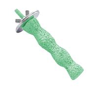 Pet Bird Cage Stand, Wooden Perch Trainer, Chewing Stick Toy, Parrots Paw Grinding Accessory, Ideal for Conure, Cockatiels, Parakeets, Lovebirds, Indoor Aviary, 4.72 Inches