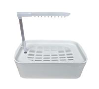 Pet Bird Shower, Cockatiel Bathtub, Electric Sprayer Easy Cleaning Compact Build Lightweight Structure Safe Material, Pet Cage Toys for Small, Medium, Breeds 12.99x8.66x10.24 Inches