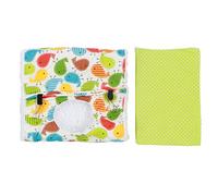 Pet Bird Winter Warm Hammock | Thicken Cotton & Plush Hanging Resting Spot for Parrots/Cockatiels/Lovebirds | Open Hole Design, Easy Install | Three - Sided Bed for Rest & Play (Thick Medium Size)