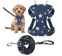Pet Body Strap System - Guidance Outfit for Travel | Soft Fabric Padding with Buckle Closures, Anti Pull Torso Frame, Comfortable Handling Apparel for Small Medium Canines 78.74 in