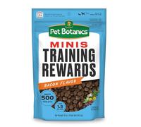 Pet Botanics Golosinas de Tocino de recompensa de Entrenamiento de 10 onzas para Perros, Mini