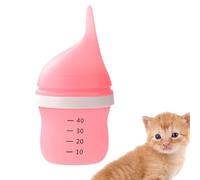 Pet Bottle, 40 ml Dog Feeding Bottle, Kitten Milk Feeding Bottle, Small Pet Feeding Bottle, Puppy Milk Bottle,Silicona Reusable Nipple Pet Feeder, Portable Precise Pet Supplies For Travel, Nursing
