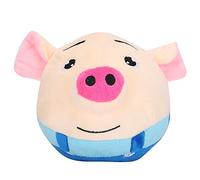 Pet Bouncing Ballsound Ballbet Bouncing B Cartoon Doll B USB Interacción Eléctrica Lavable Sing Lindo Toysbouncing In Bluewerwer para Mascota Nuestro de Ensu y Experience Furry (Pigro de ropa azul