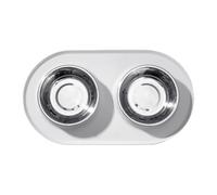 Pet Bowl, Feed Dish, Silicona Dishes with Mat, 16,34 x 9,13 Pulgadas, diseño Antideslizante Impermeable para Perros, Gatos, Breed Specific Use, Eating, Feeding, Snack Time Material Siliconed