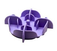 Pet Bowl Slow Feeder - Silicone Anti Gulp Dog Bowl Large Breed, Interactive Maze Feeding Dish, Bloat Prevention Food Control Design, Healthy Slow Eating PetBowl For Digestion Meals