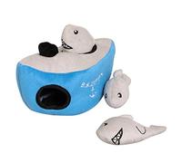 Pet Brands Hide & Seek Shark Brain Training - Juguete Interactivo para Mascotas