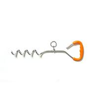 Pet Brands Rac - Estaca y Cable, Color Plateado